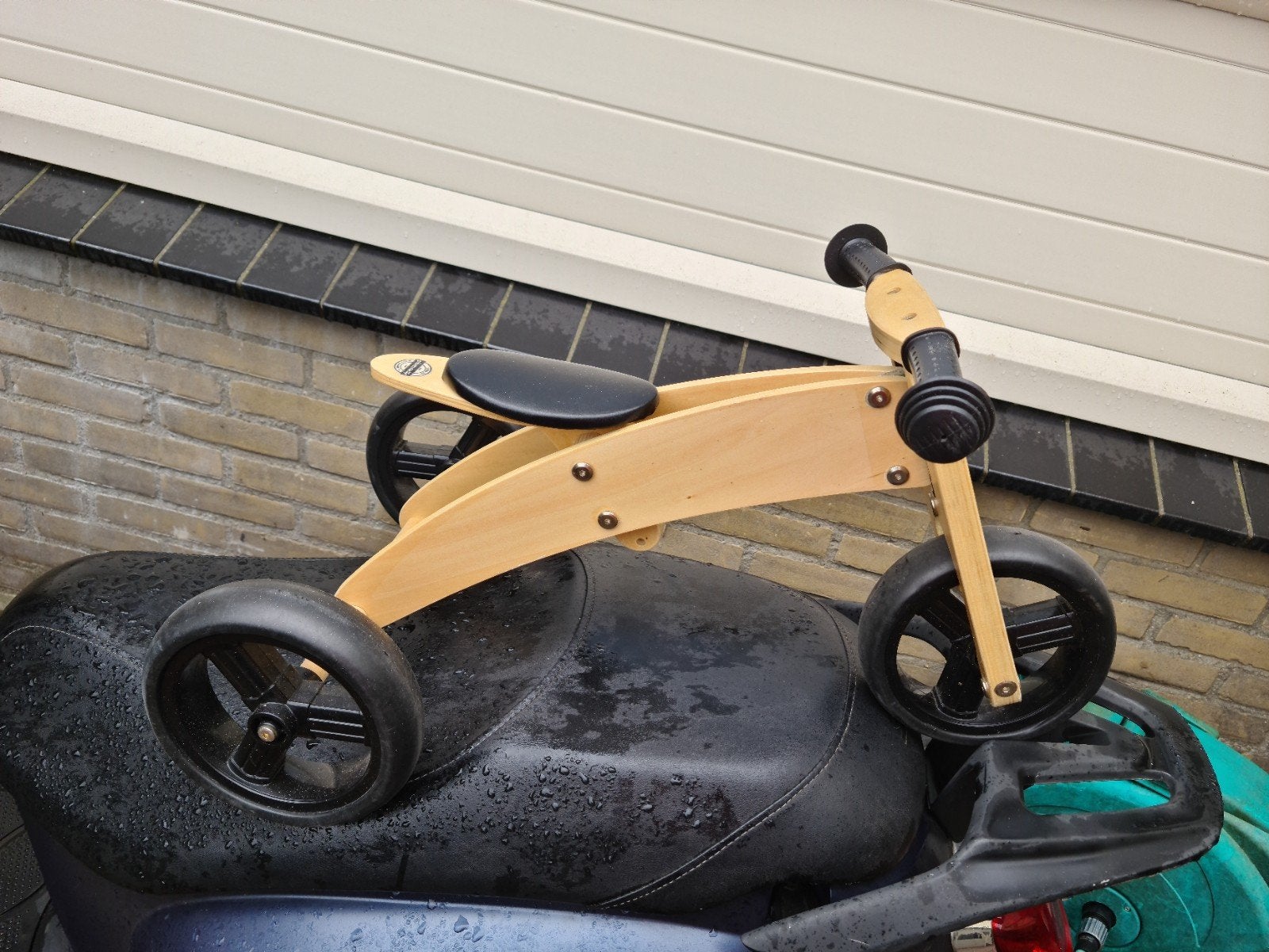 Houten loopfietsje voor peuters, Ophalen of Verzenden, Gebruikt, Loopfiets