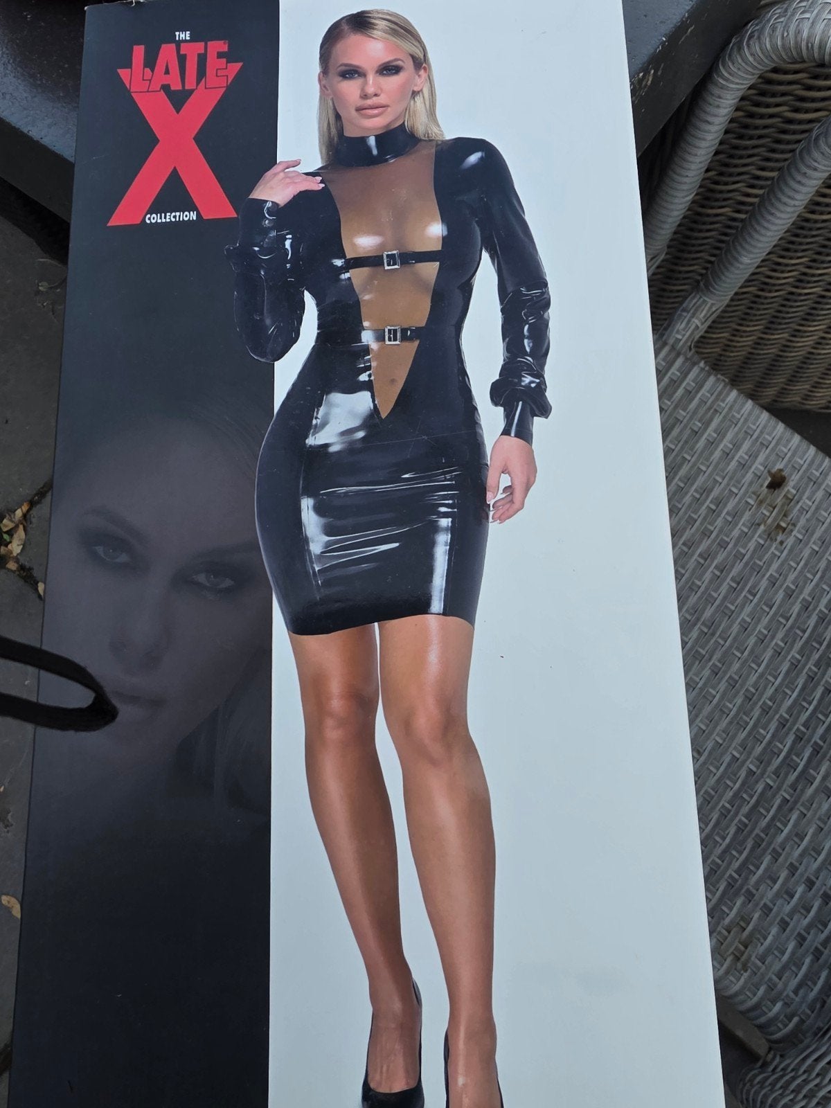 latex jurk large nieuw, Zwart, Maat 42/44 (L), Nieuw, Ophalen of Verzenden