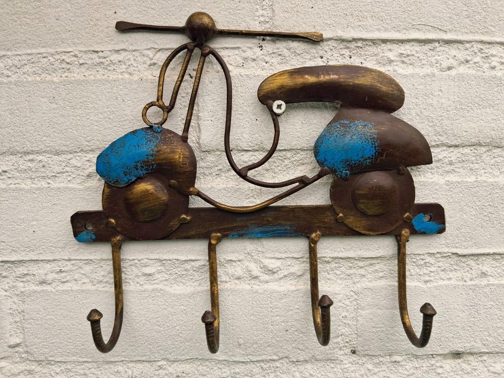 Metalen kapstok scooter, Verzenden, Metaal, Wandkapstok, Minder dan 100 cm