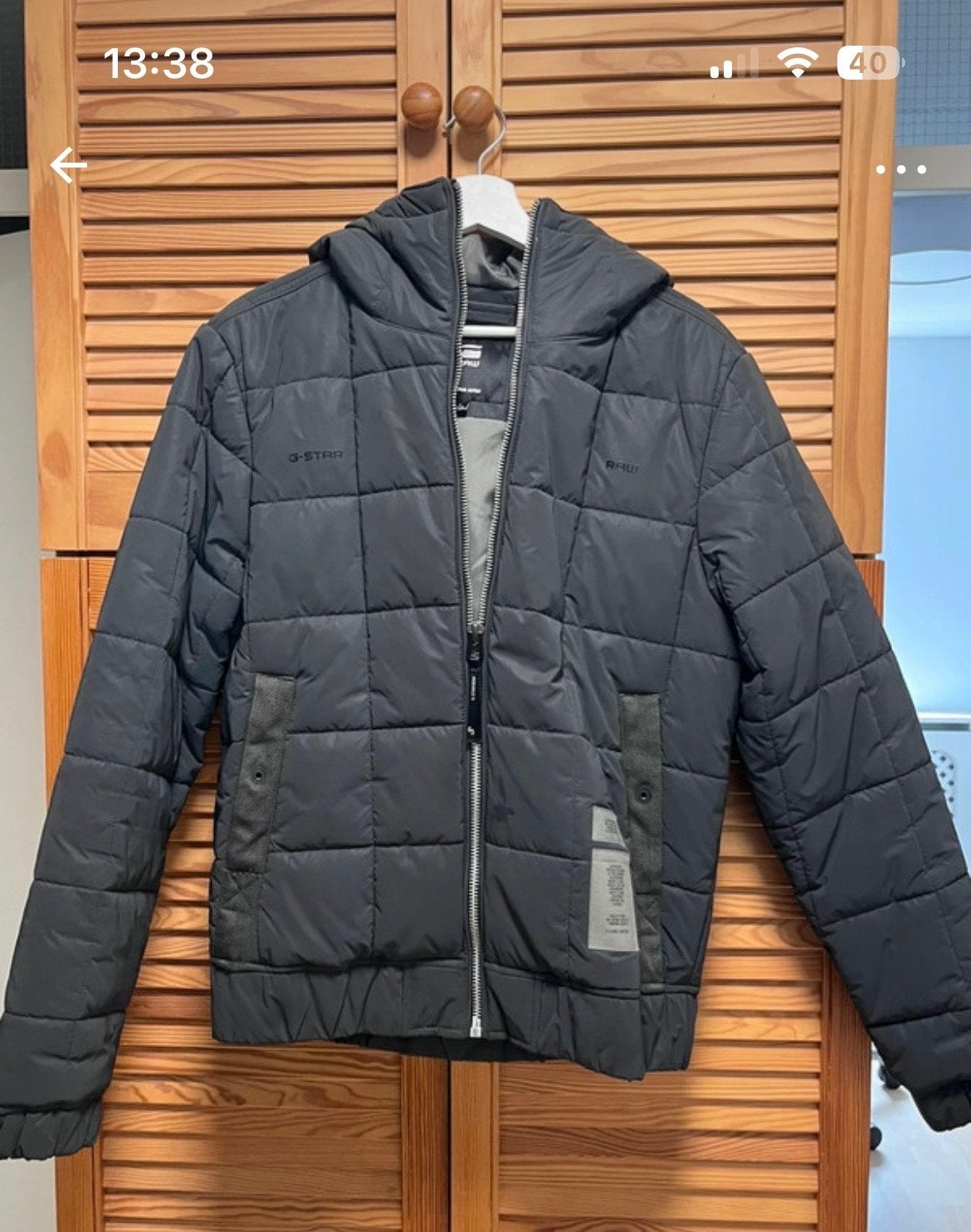 G-Star RAW jas Maat S, Ophalen of Verzenden, Zo goed als nieuw, Maat 46 (S) of kleiner, Grijs