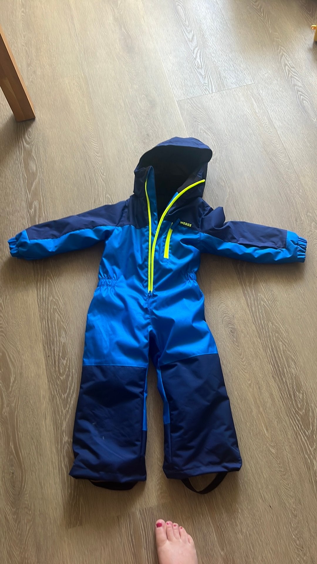 Wedze skipak 98-104, 1 keer gedragen, Zo goed als nieuw, Kleding, Minder dan 100 cm, Ophalen