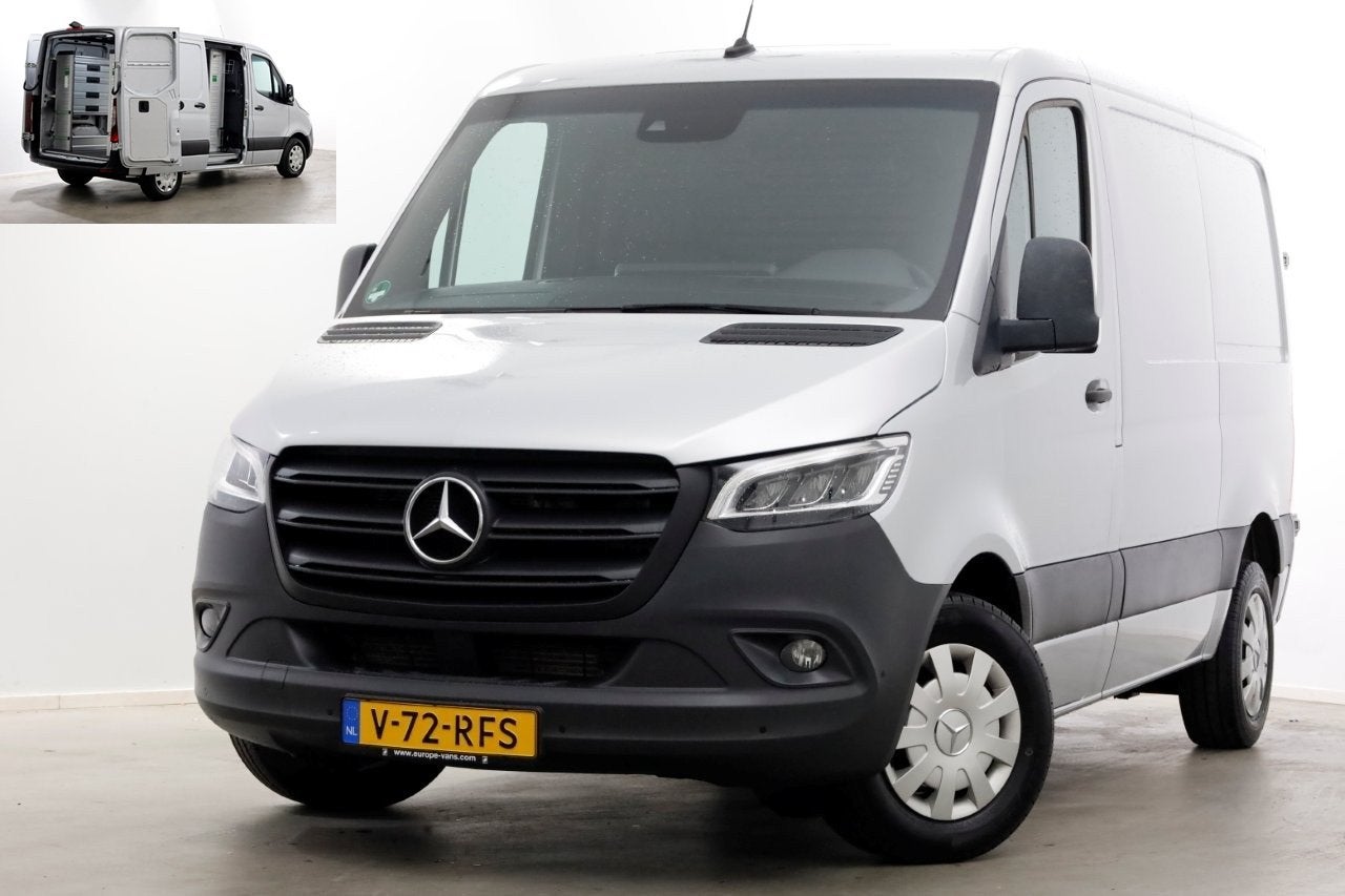 Mercedes-Benz Sprinter 314 CDI 143pk 9G Automaat L1H1 LED/AC, Gebruikt, Euro 6, Automatische klimaatregeling, Mercedes-Benz