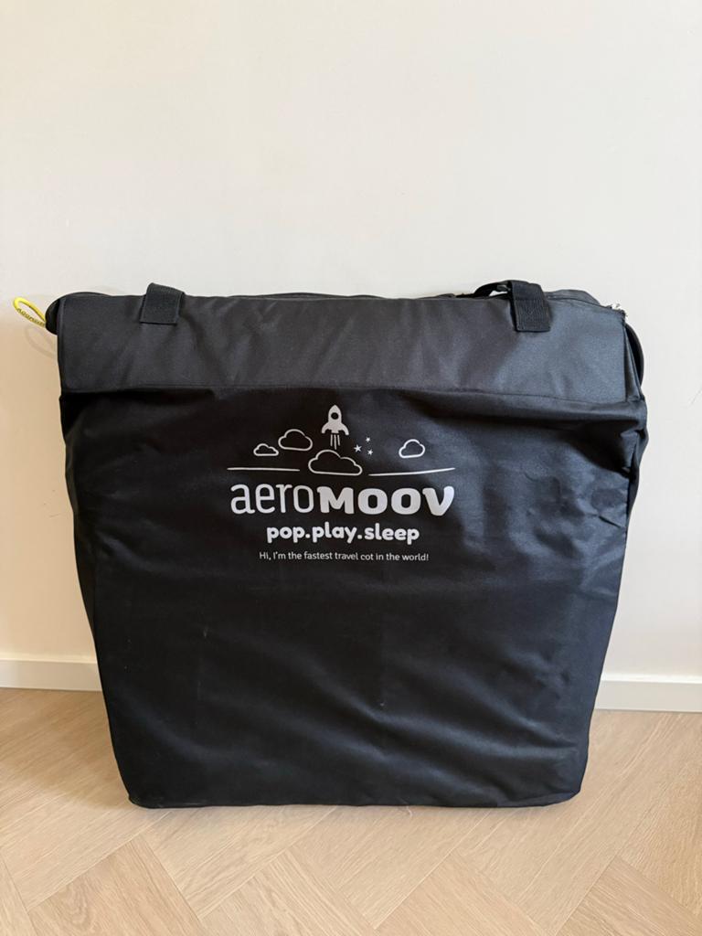 AeroMoov Reisbedje Pop-Up Snel Opzetbaar, Ophalen of Verzenden, Zo goed als nieuw, Reisbedje