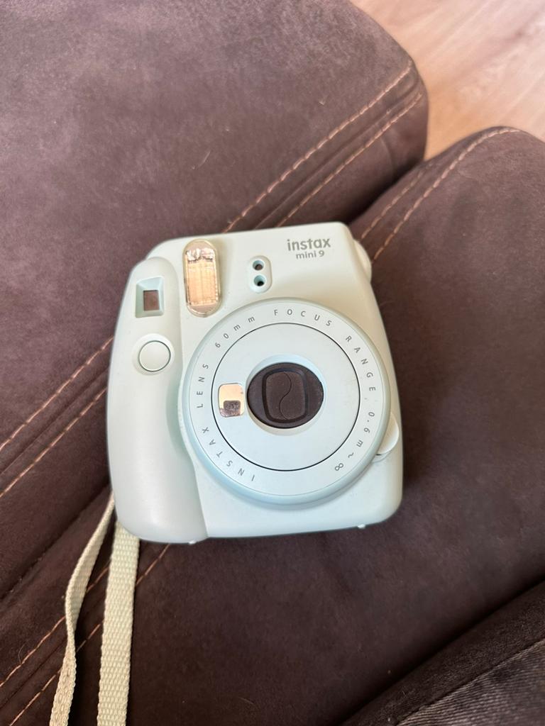 Instax Mini 9 Instant Camera - Mintgroen, Compact, Ophalen of Verzenden, Zo goed als nieuw, Overige Merken