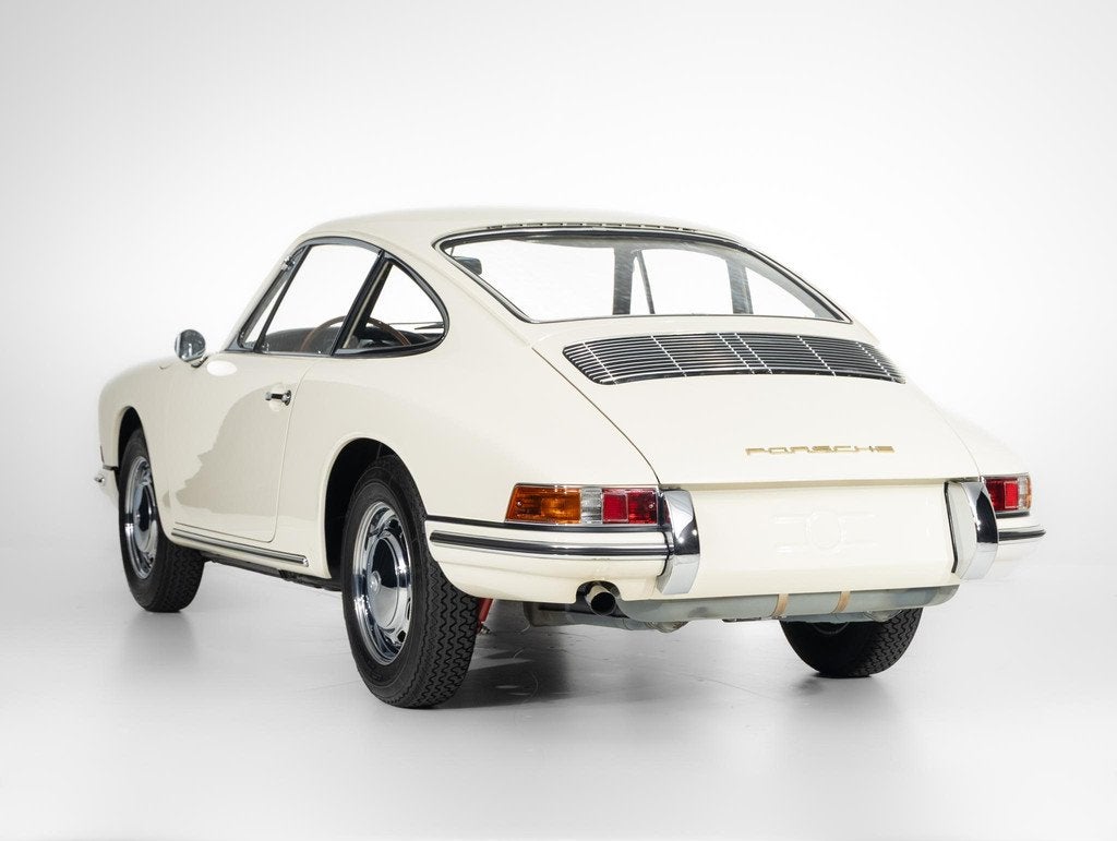 Porsche 911 2.0 Coupe 1964, Auto's, Gebruikt, 4 stoelen, Wit, Bedrijf