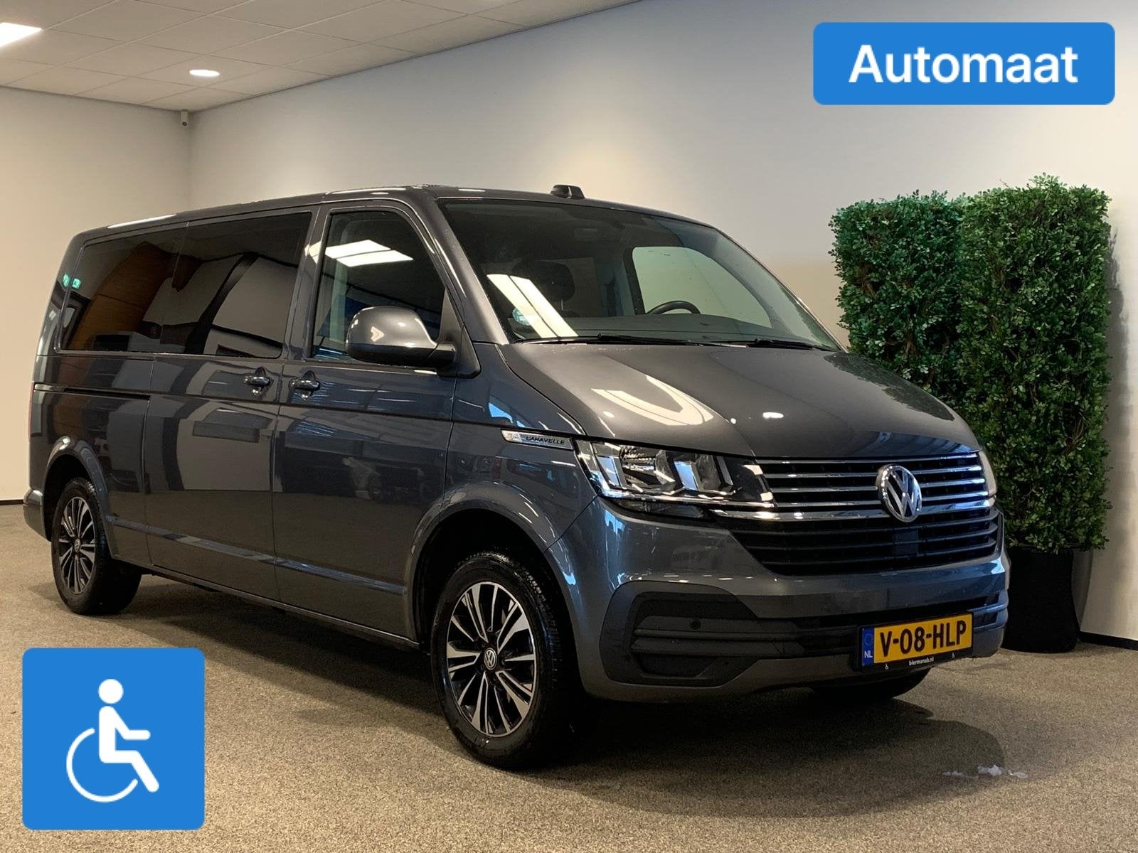 Volkswagen Caravelle L2H1 Rolstoelbus Zelfrijder, Auto's, 12 maanden, Stof, Gebruikt, Euro 6