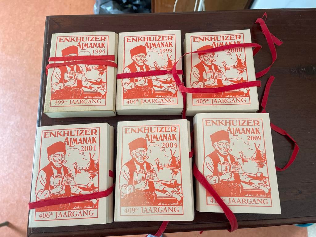 Enkhuizer Almanakken - Diverse Jaargangen (6 stuks), Ophalen, Zo goed als nieuw, Overige typen