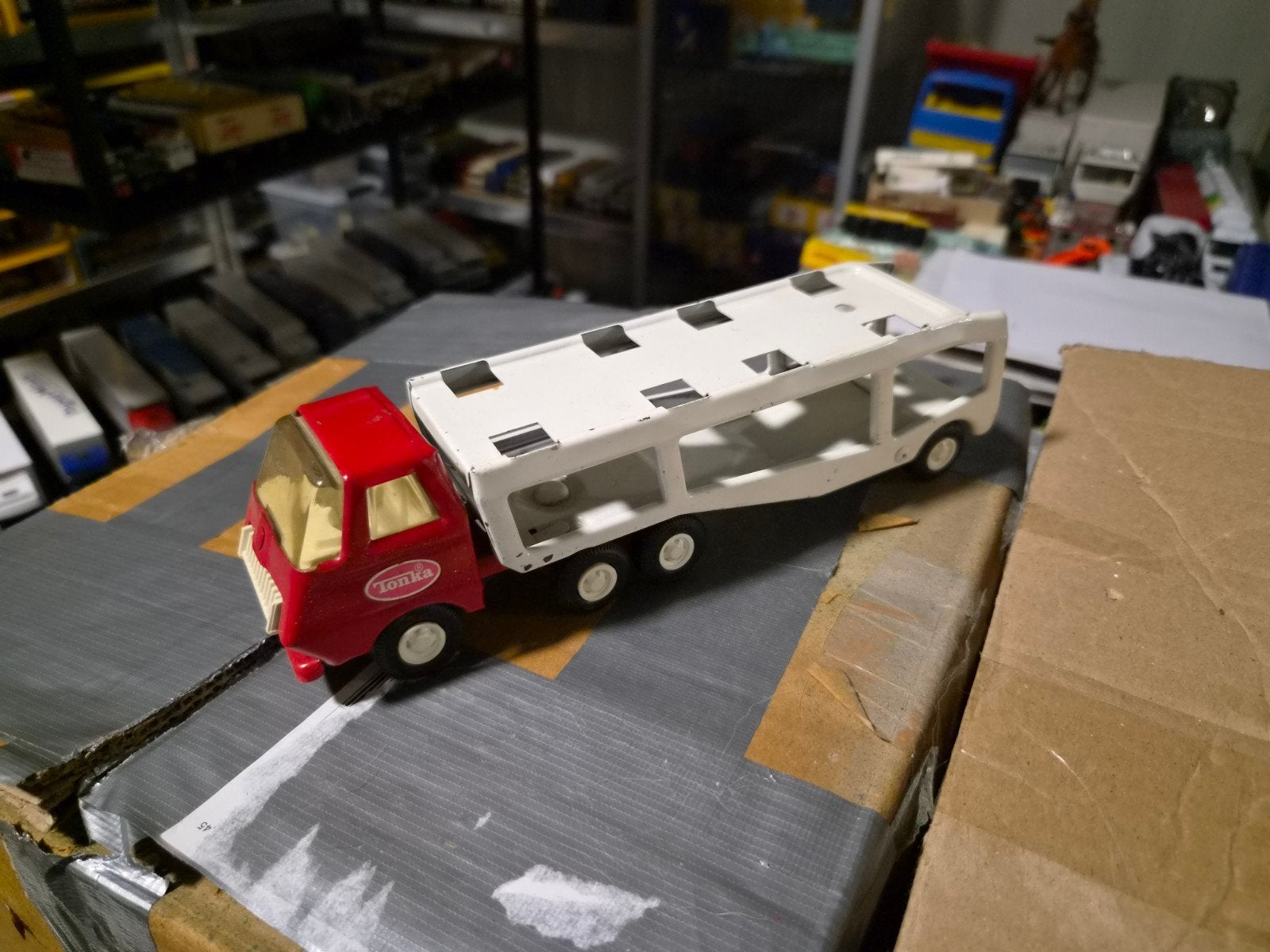 tonka auto.s, Tonka, T, Ophalen of Verzenden, Zo goed als nieuw