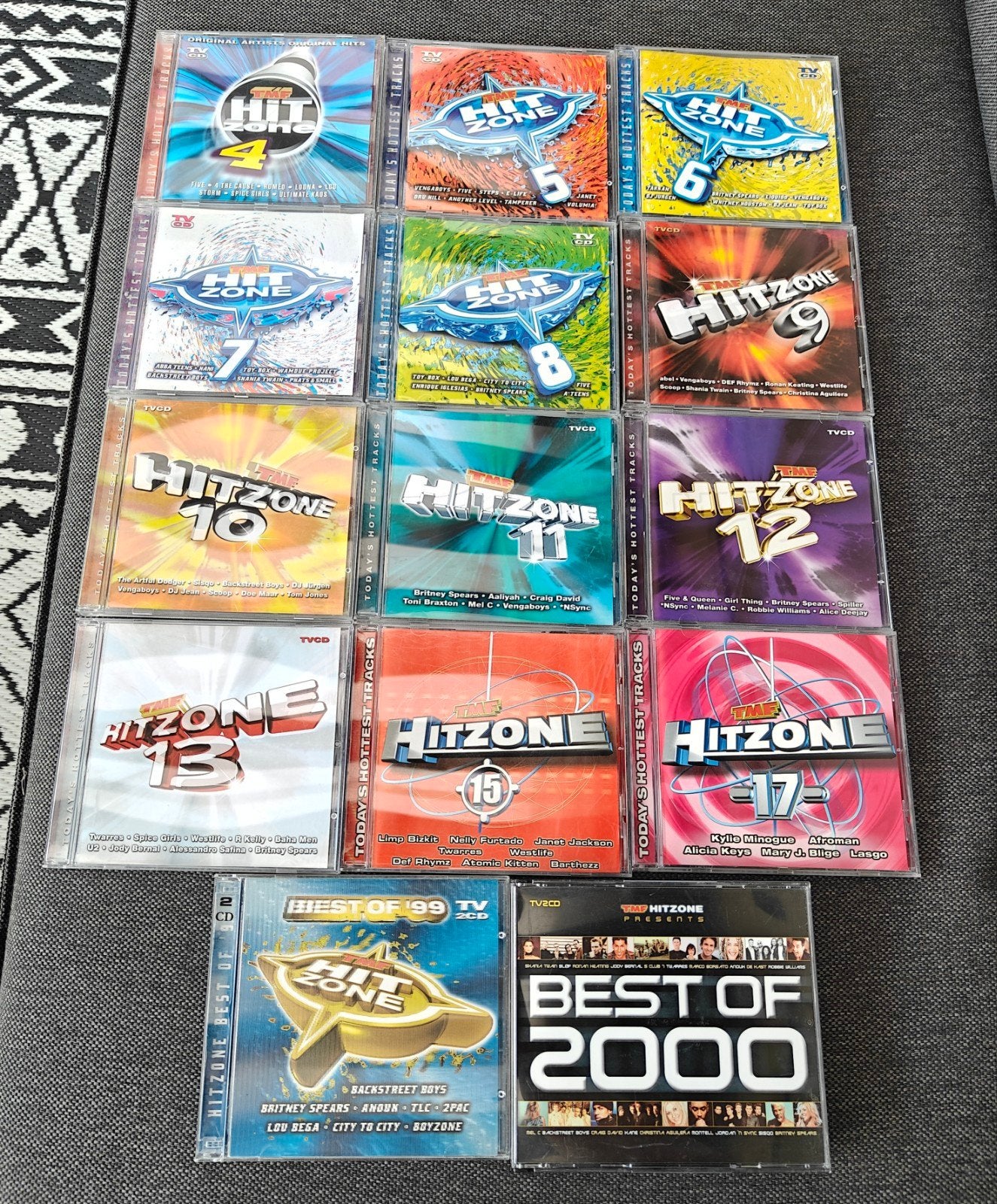 14x TMF Hitzone cd's, Ophalen of Verzenden, Gebruikt, Pop