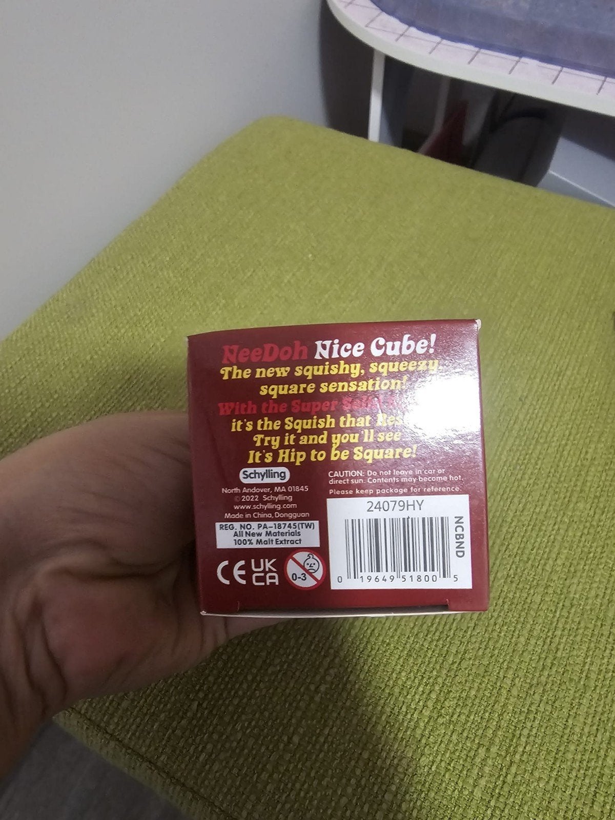 NeeDoh Nice Cube Dr. Pepper Super Solid Squish!, Ophalen of Verzenden, Nieuw, Jongen of Meisje