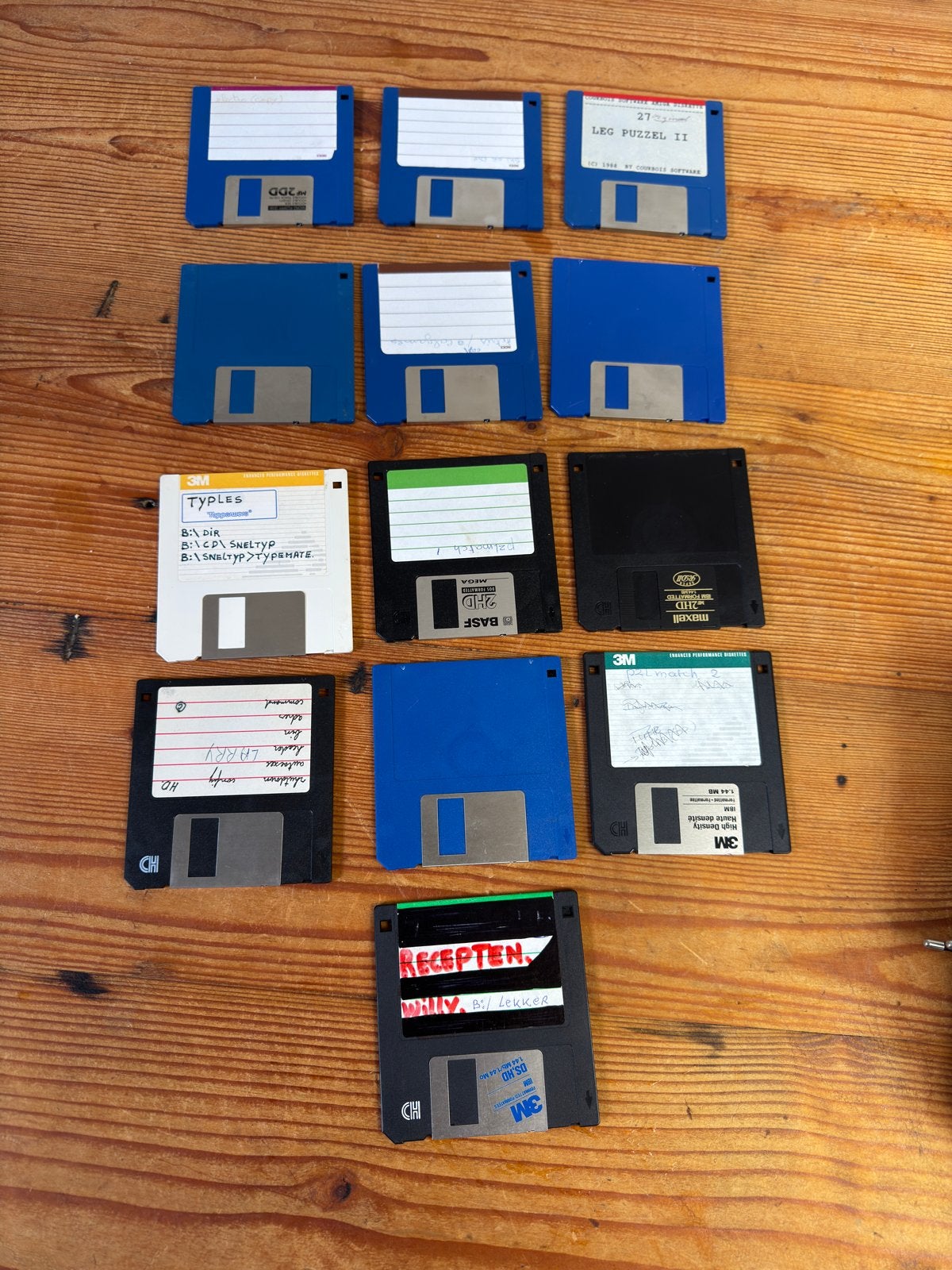 Partij van 13 Floppy Disks (3.5 inch) - Vintage Opslag, Ophalen of Verzenden