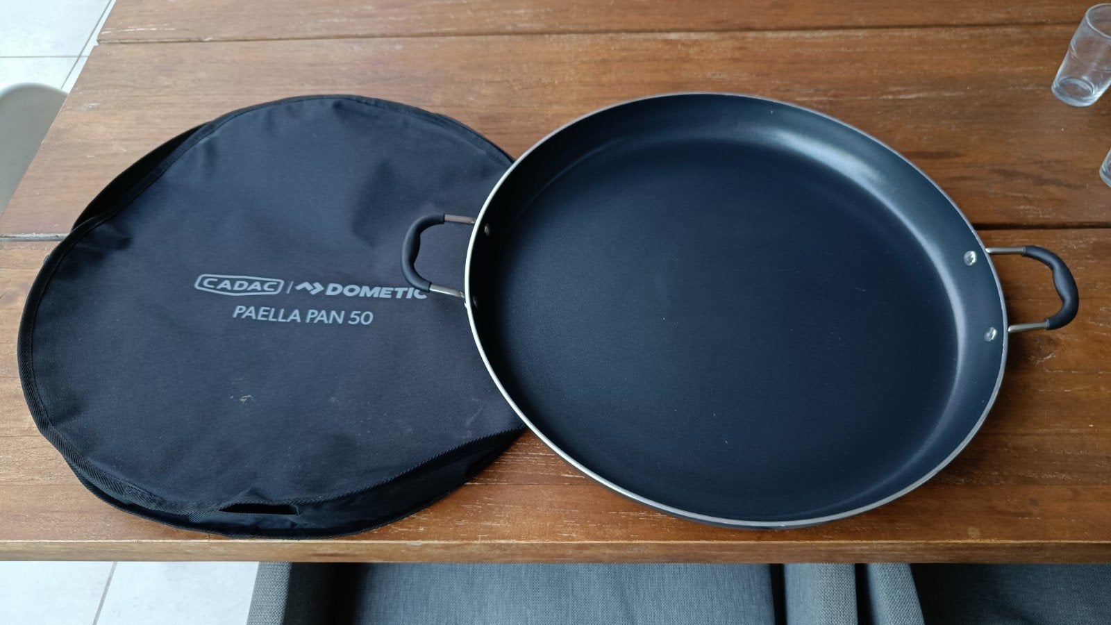 Cadac Dometic Paella Pan 50 met draagtas, Ophalen of Verzenden, Zo goed als nieuw