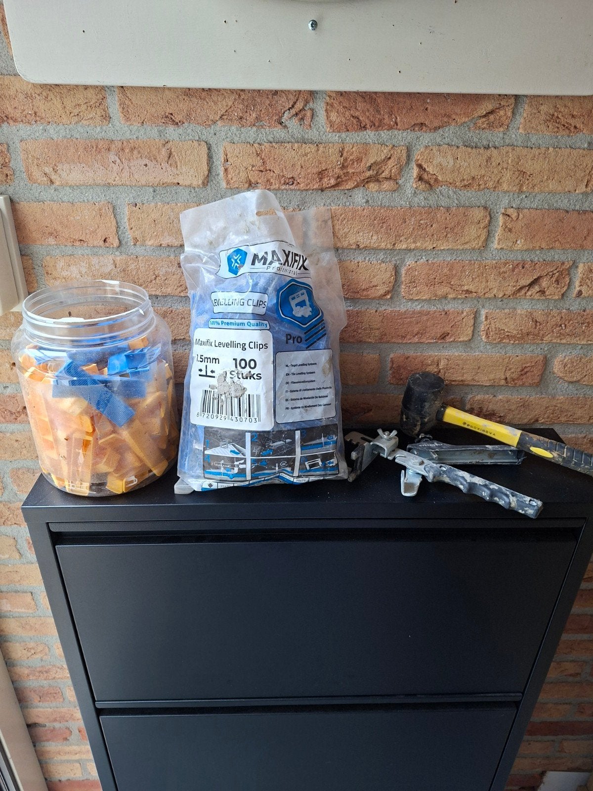 GRATIS, Maxifix Levelling Clips, Ophalen