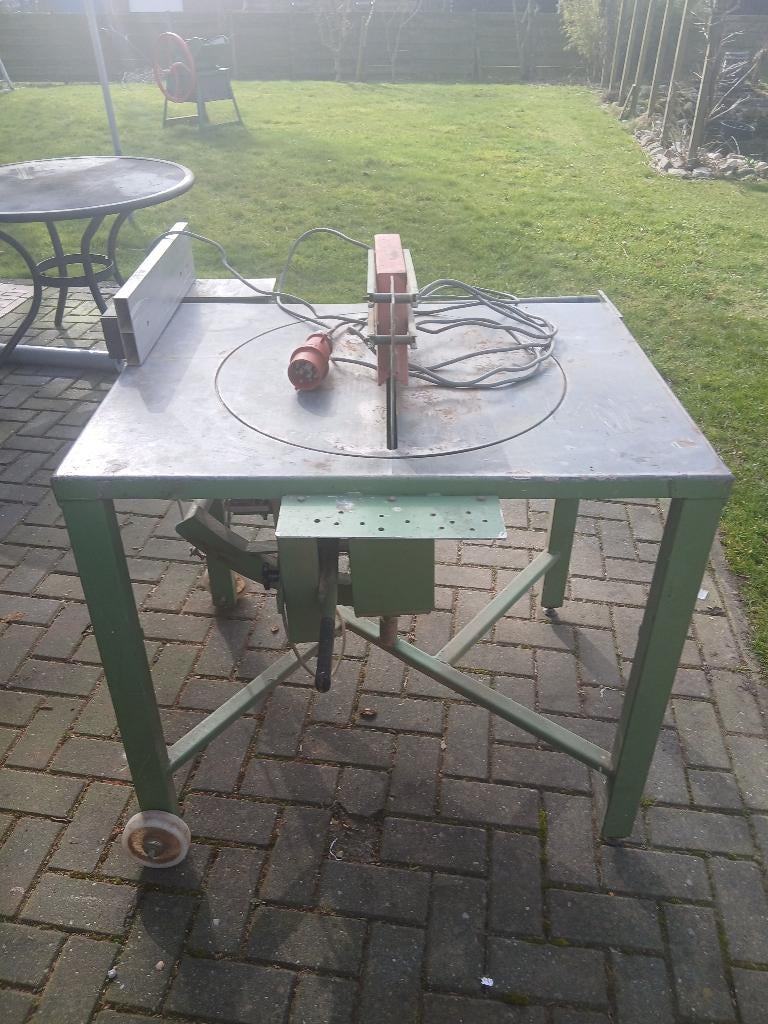 Cirkelzaagtafel op krachtstroom, Ophalen, Gebruikt, Overige soorten, Elektrisch