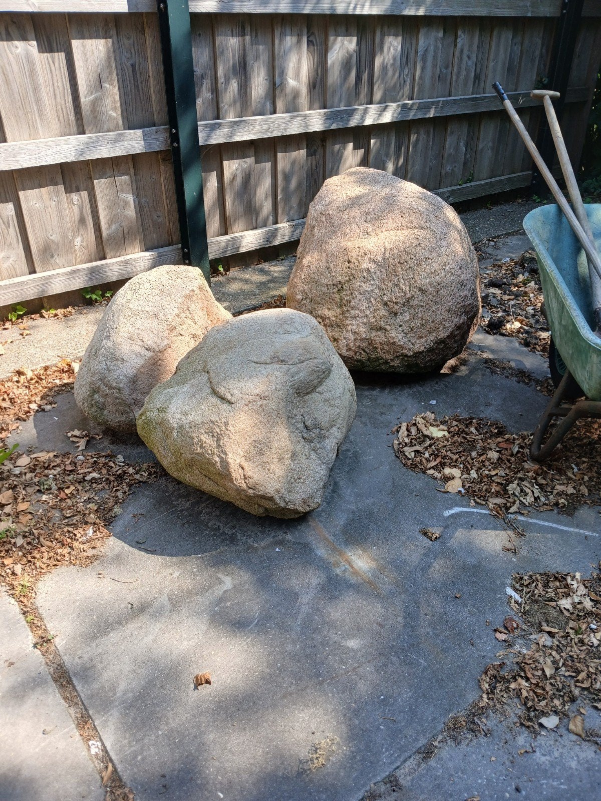 3 dikke zwerfkeien, Tuin en Terras, Grind, Keien en Split, Ophalen of Verzenden, Nieuw