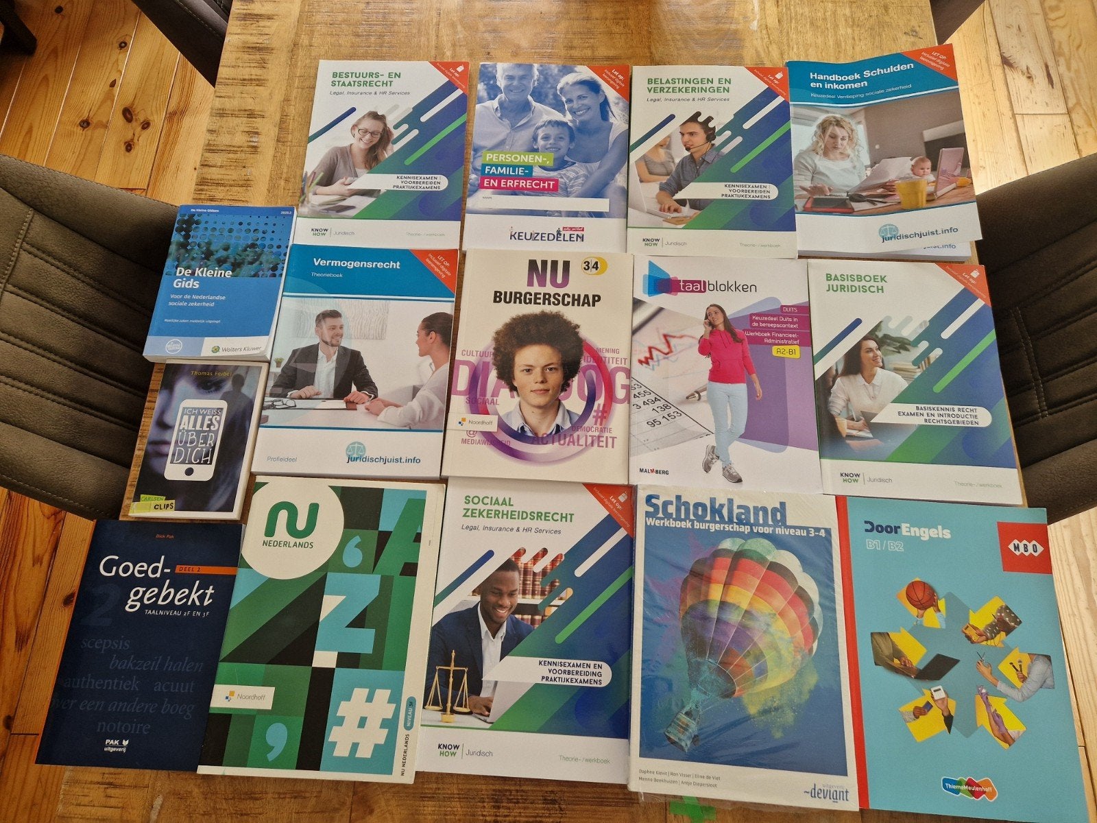 MBO Schoolboeken Recht Noorderpoort - Diverse Vakken, Ophalen of Verzenden, Gelezen, Overige niveaus, Overige vakken