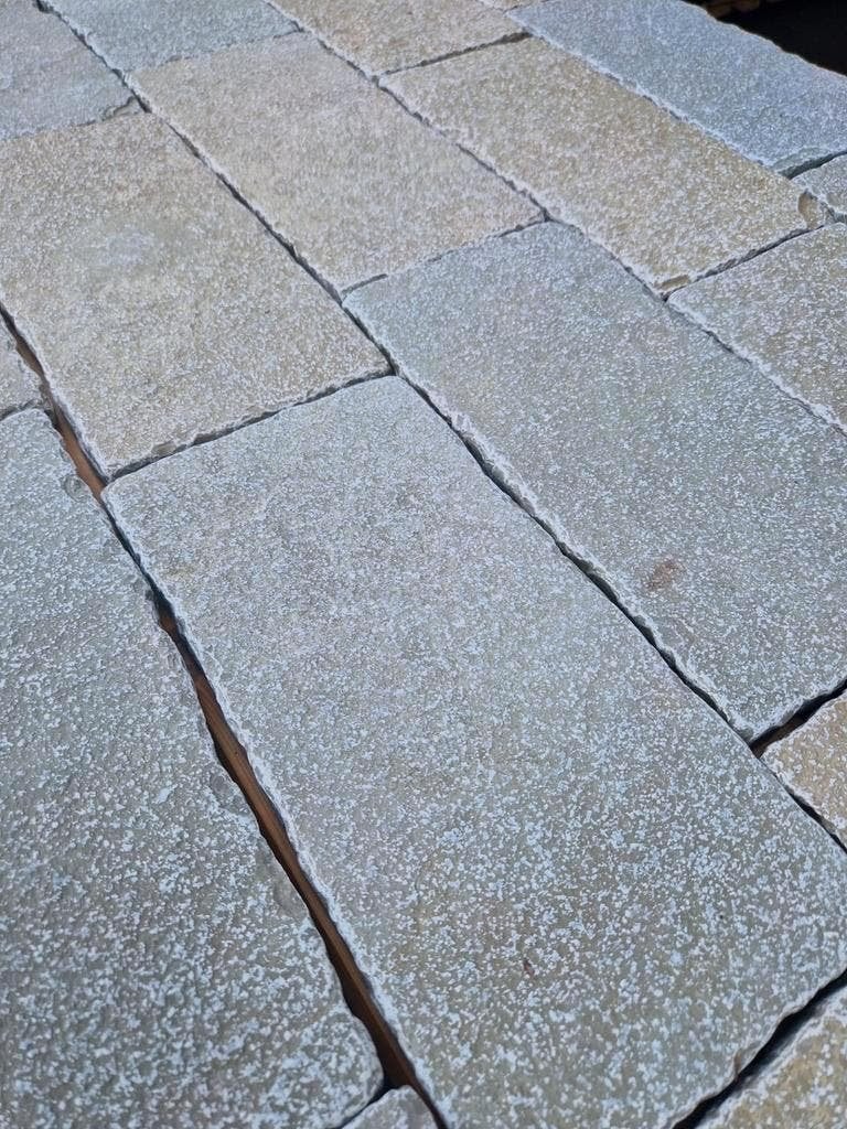 500m2 Tegels natuursteen PAVES 15x30cm vloertegels!, Nieuw, Ophalen of Verzenden, Terrastegels, Natuursteen