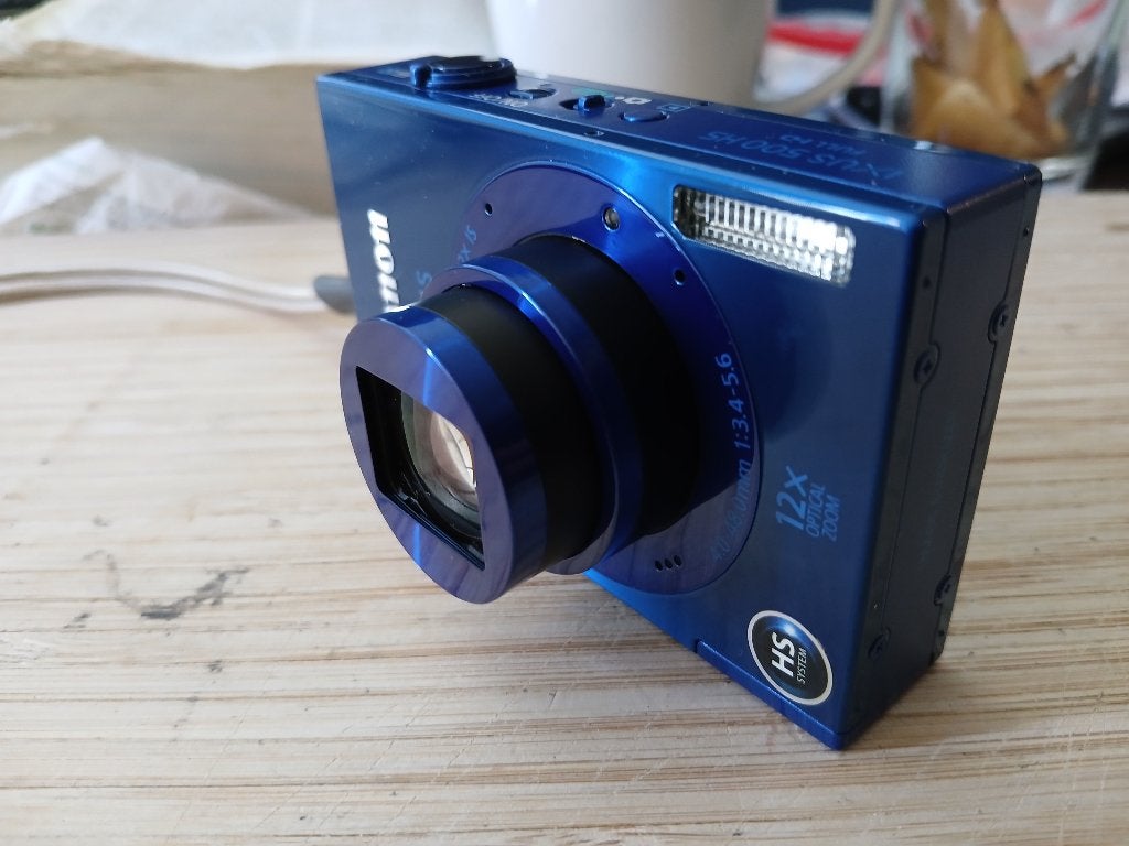 Canon Ixus 500 HS - Blauw, Canon, Geheugenkaart, 10 megapixels, Ophalen of Verzenden