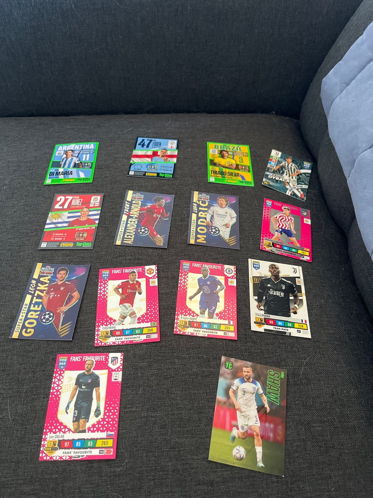 Voetbalplaatjes collectie - Diverse spelers en clubs, Ophalen, Zo goed als nieuw, Buitenlandse clubs, Spelerskaart