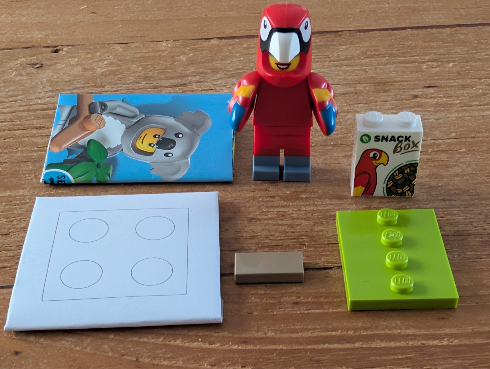 Lego Minifigures serie 28/ Papegaai Kostuum, Lego, Nieuw, Ophalen of Verzenden, Minifiguren serie