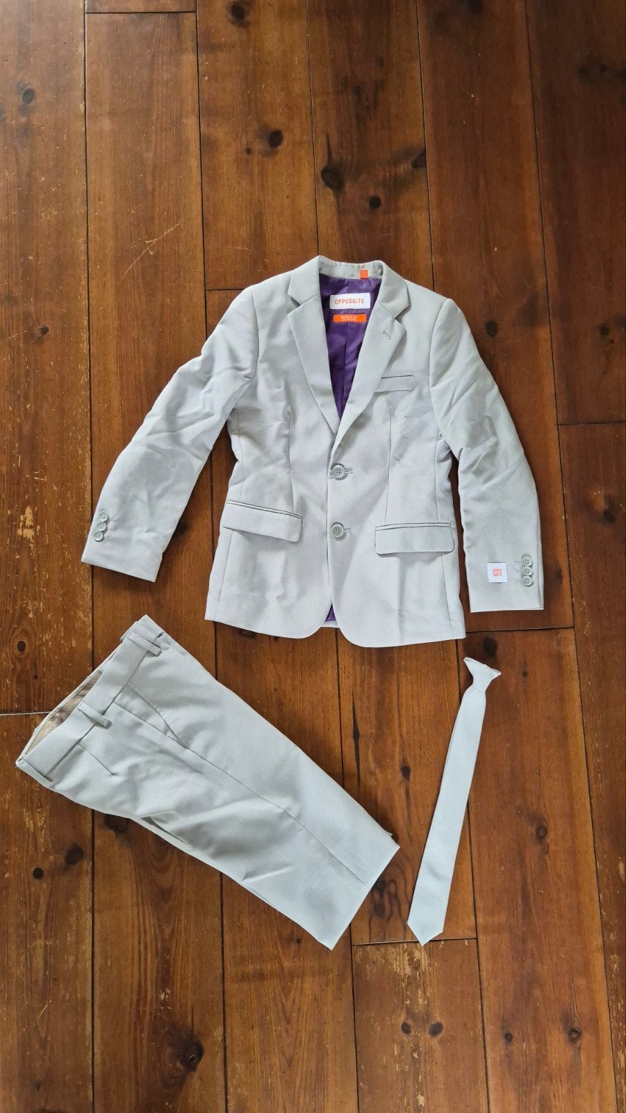 Nieuw Opposuits 3-delig kostuum voor jongens - Groovy Grey, Ophalen of Verzenden, Nieuw, Opposuits, Jongen