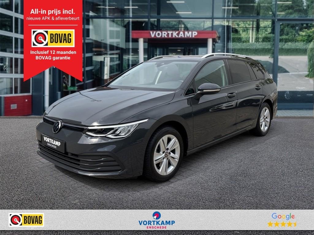 Volkswagen GOLF 1.0 eTSI DSG LIFE TREKHAAK/NAVI/ACC/STOELVER, Gebruikt, 680 kg, Met garantie (alle), Origineel Nederlands