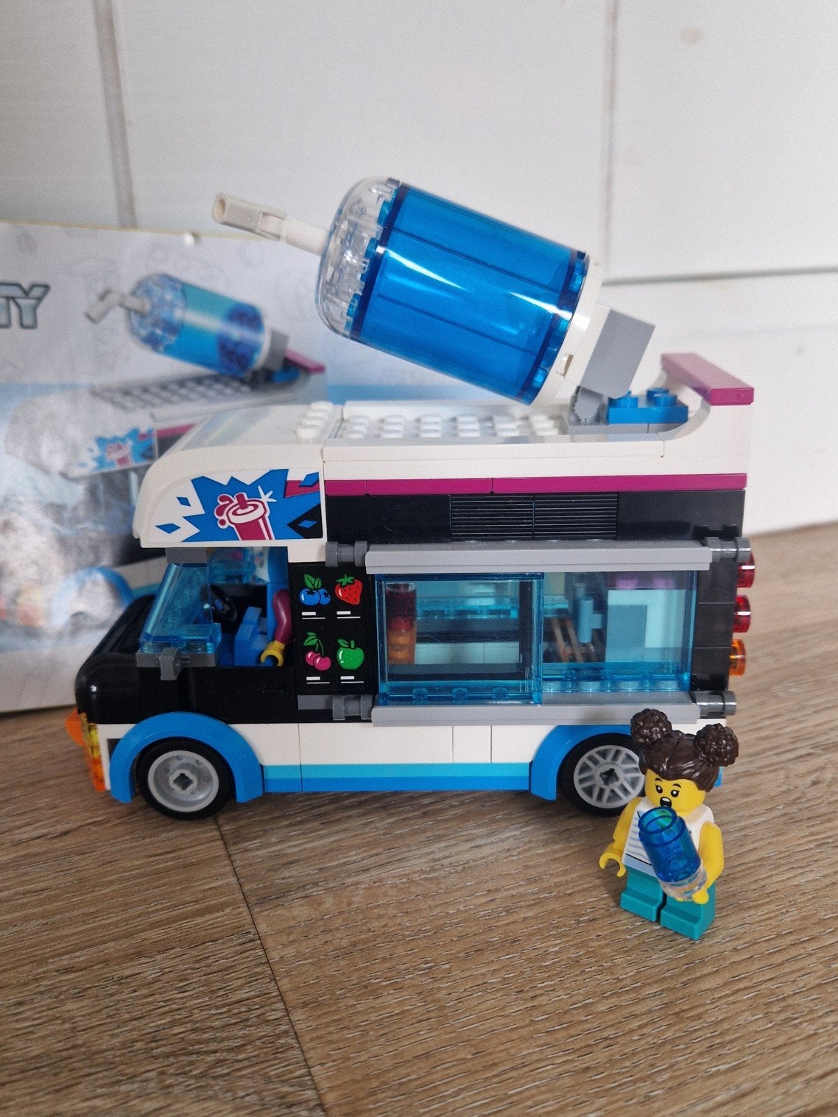 Lego Friends Smoothie Foodtruck met Minifiguur, Ophalen of Verzenden, Zo goed als nieuw, Overige merken