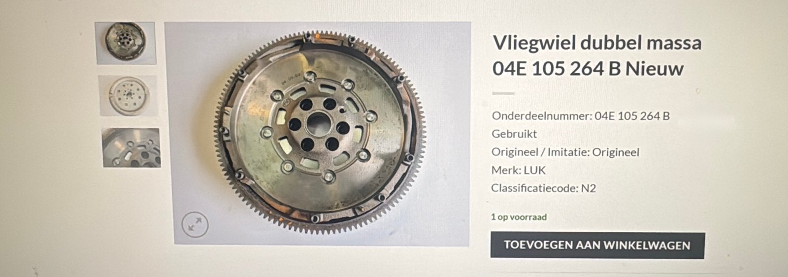 Nieuwe LUK Dubbelmassa vliegwiel 04E 105 264B VW Audi Seat, Ophalen of Verzenden, Nieuw, Audi