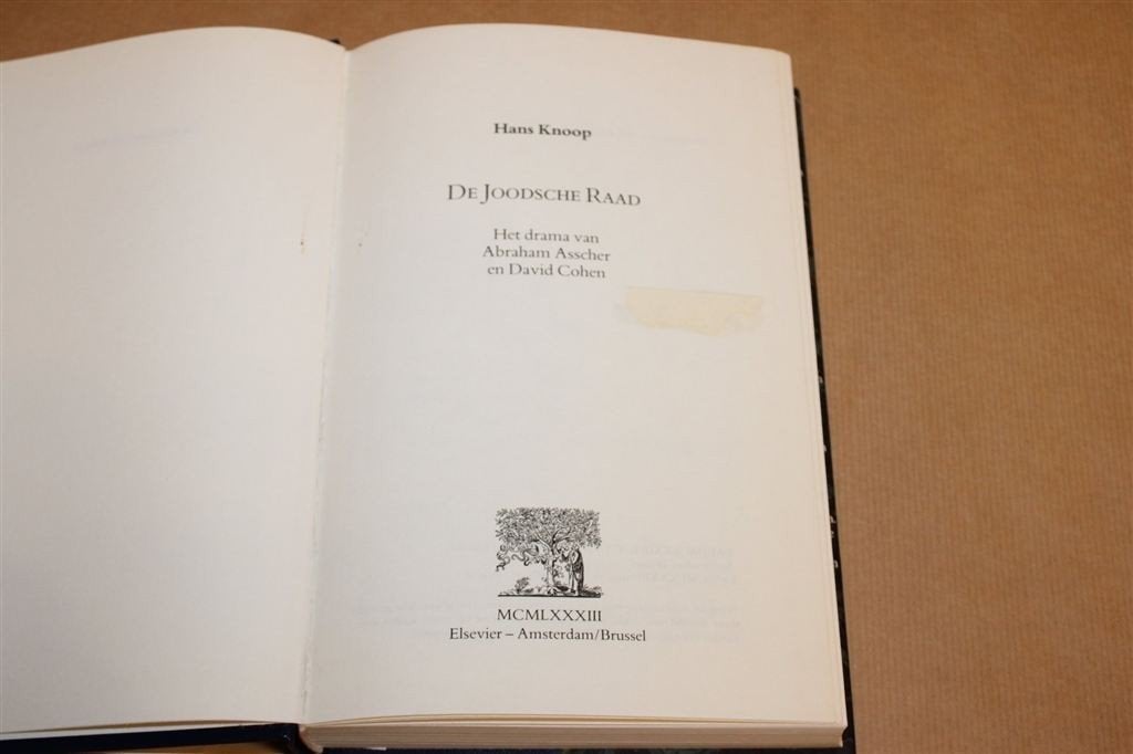 De Joodsche Raad — Drama van Asscher en Cohen, WOII, Boeken, Ophalen of Verzenden, Tweede Wereldoorlog, Gelezen, Overige onderwerpen