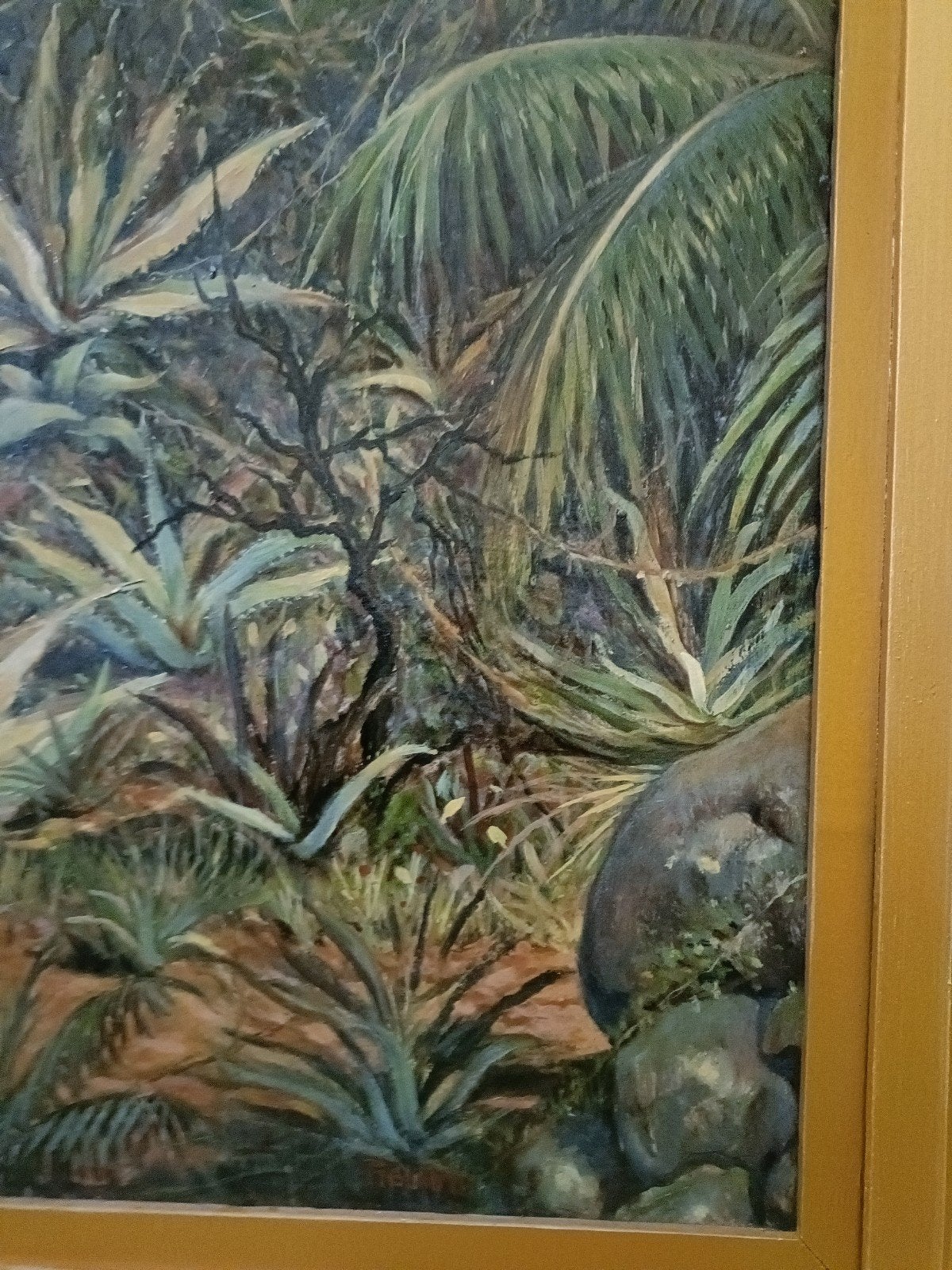 Henri Tieland olieverf schilderij Java Sumatra, Antiek en Kunst, Ophalen