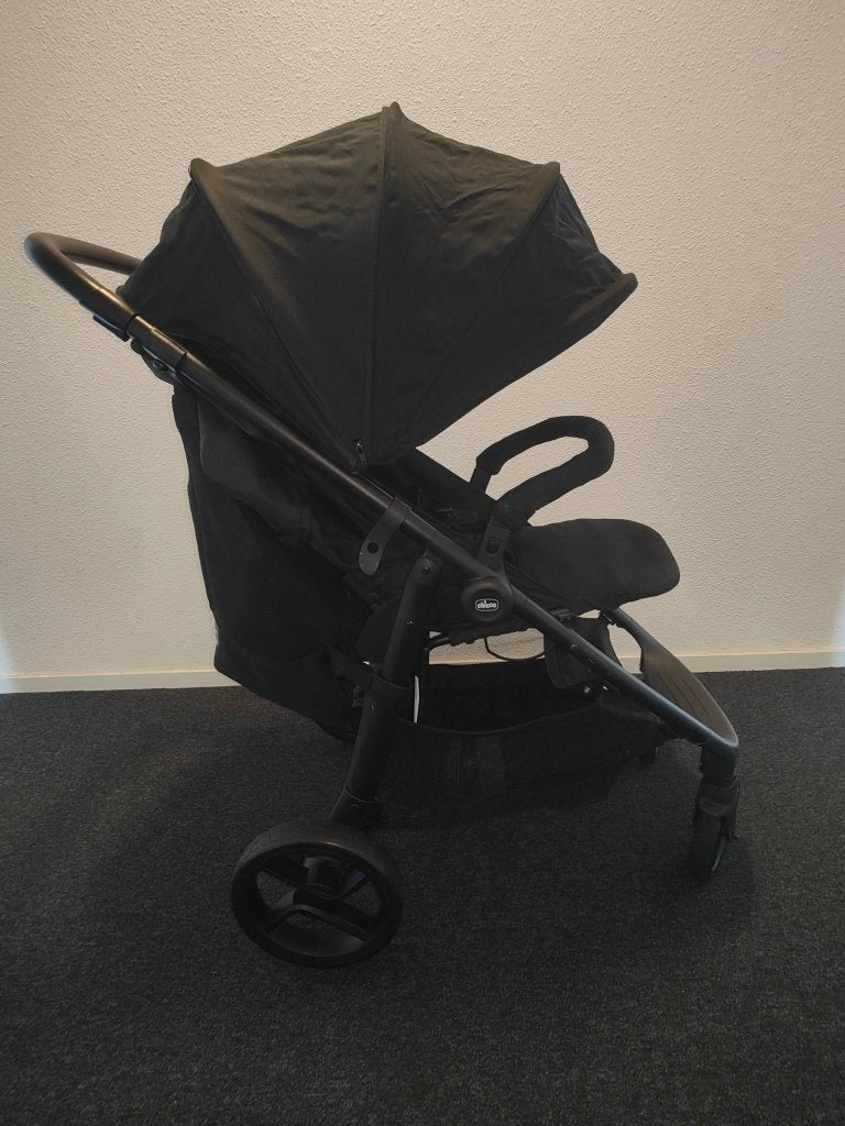 buggy merk Chicco, Kinderen en Baby's, Buggy's, Gebruikt, Overige merken, Verstelbare rugleuning, Voetenzak, Zonnekap, Ophalen