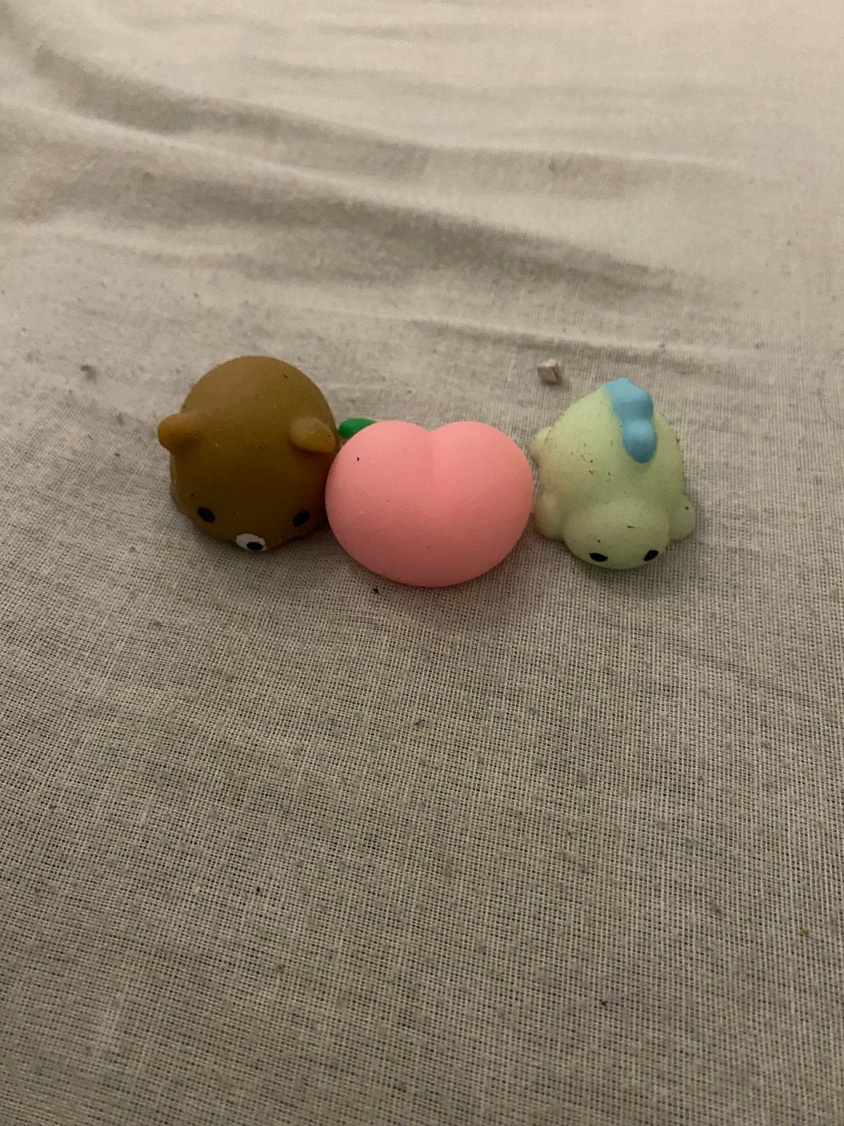 Squishies: beer, perzik en dino - stressvermindering, Ophalen of Verzenden, Zo goed als nieuw, Jongen of Meisje