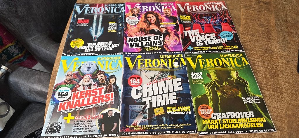 veronica tv gids allerlei 6x samen in 1 koop, Ophalen of Verzenden, Zo goed als nieuw