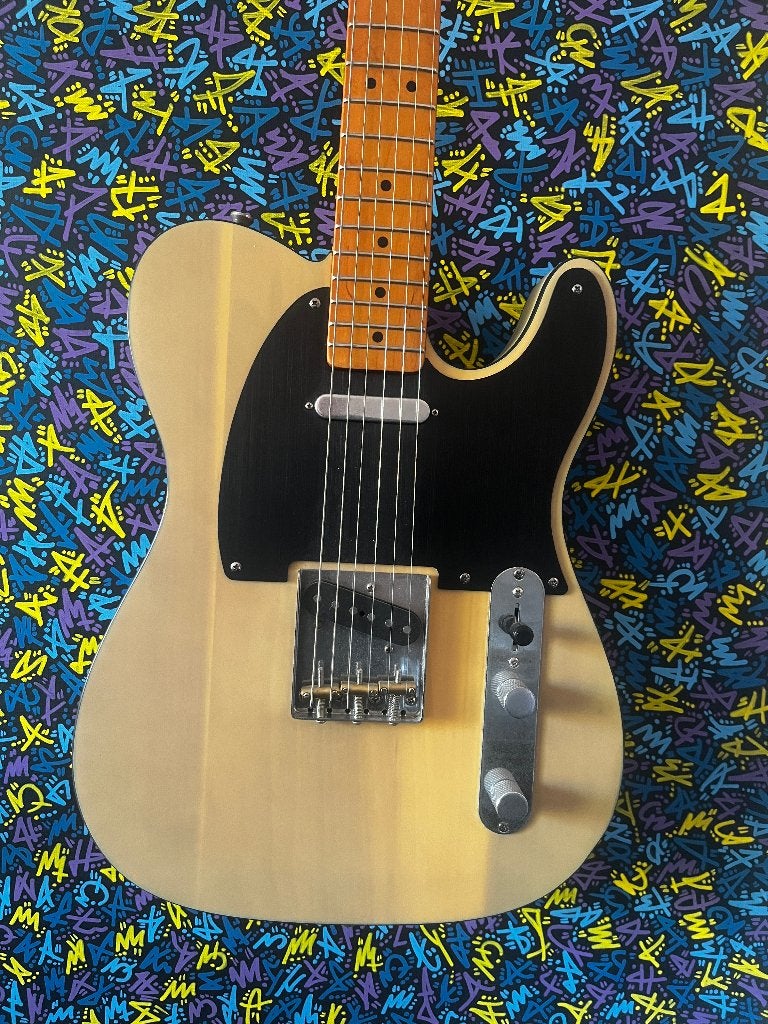 Squier 40th anniversary telecaster, Muziek en Instrumenten, Snaarinstrumenten | Gitaren | Elektrisch, Ophalen, Zo goed als nieuw
