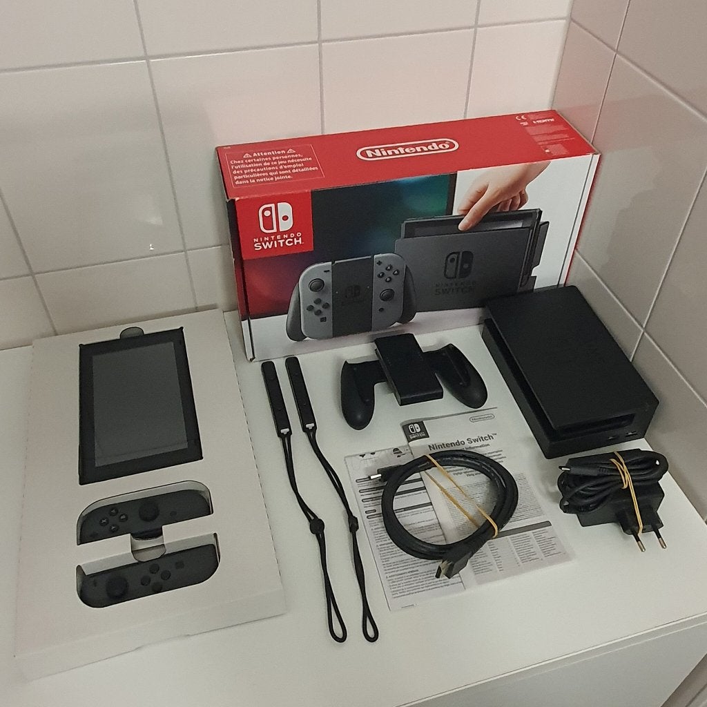 COMPLEET | Nintendo Switch SET, Spelcomputers en Games, Ophalen of Verzenden, Gebruikt, Met 2 controllers, Switch Original