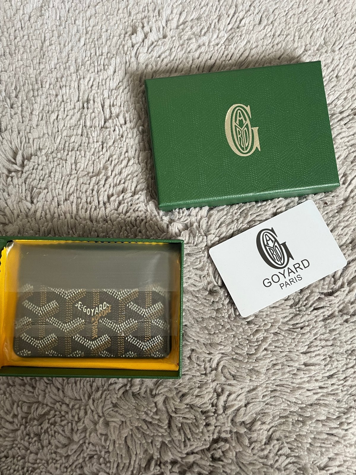 Goyard Keycard Houder Zwart Nieuw in Doos, Overige merken, Zwart, Nieuw, Ophalen of Verzenden