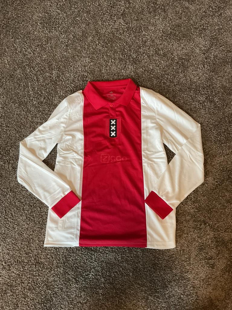 Ajax Amsterdam jubileum shirt maat L, Maat L, Ophalen of Verzenden, Zo goed als nieuw, Shirt