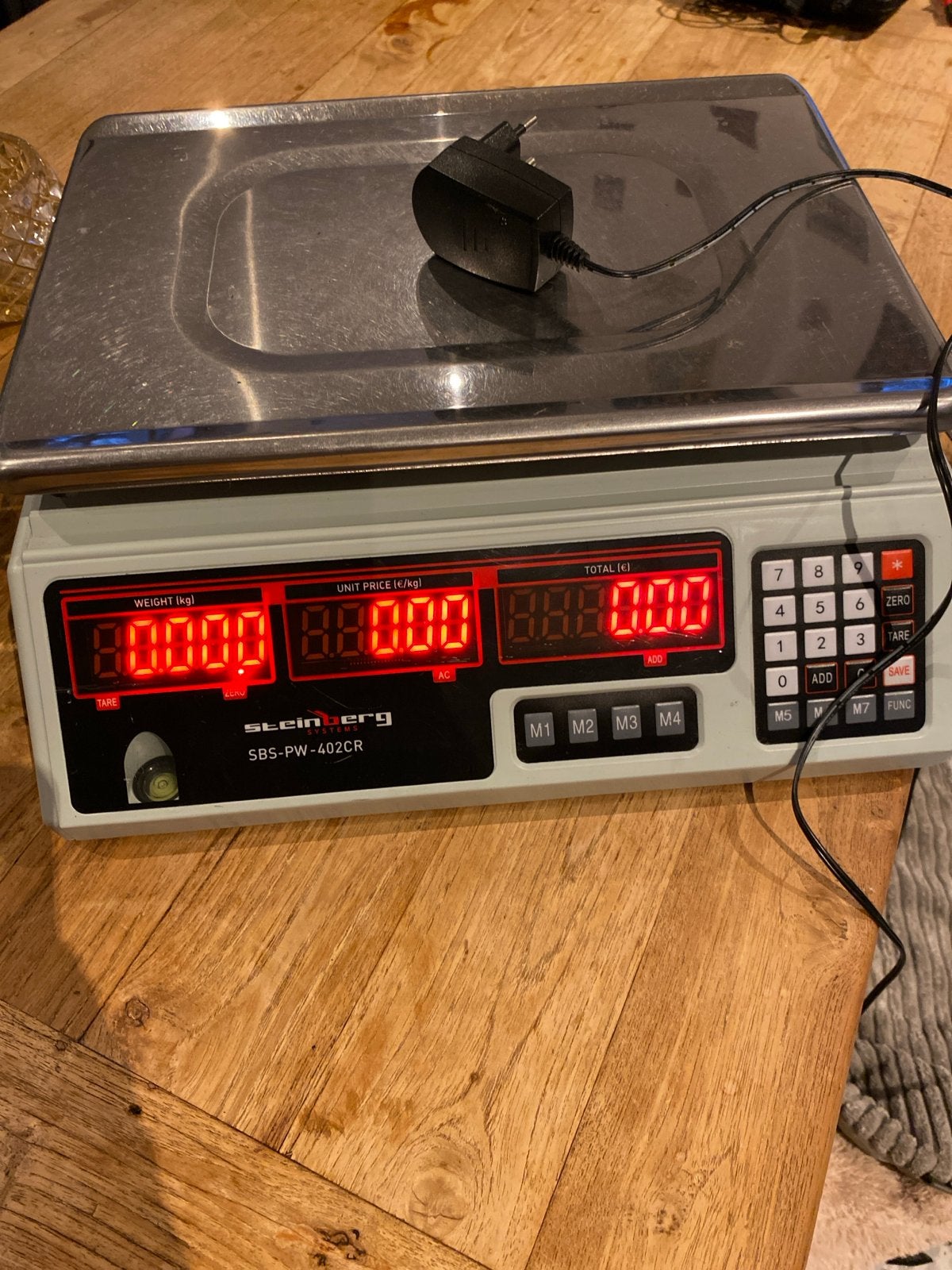 Steinberg SBS-PW-402CR Winkelweegschaal - Zo goed als nieuw, Ophalen of Verzenden, Zo goed als nieuw, Precisieweegschaal, Minder dan 50 kg
