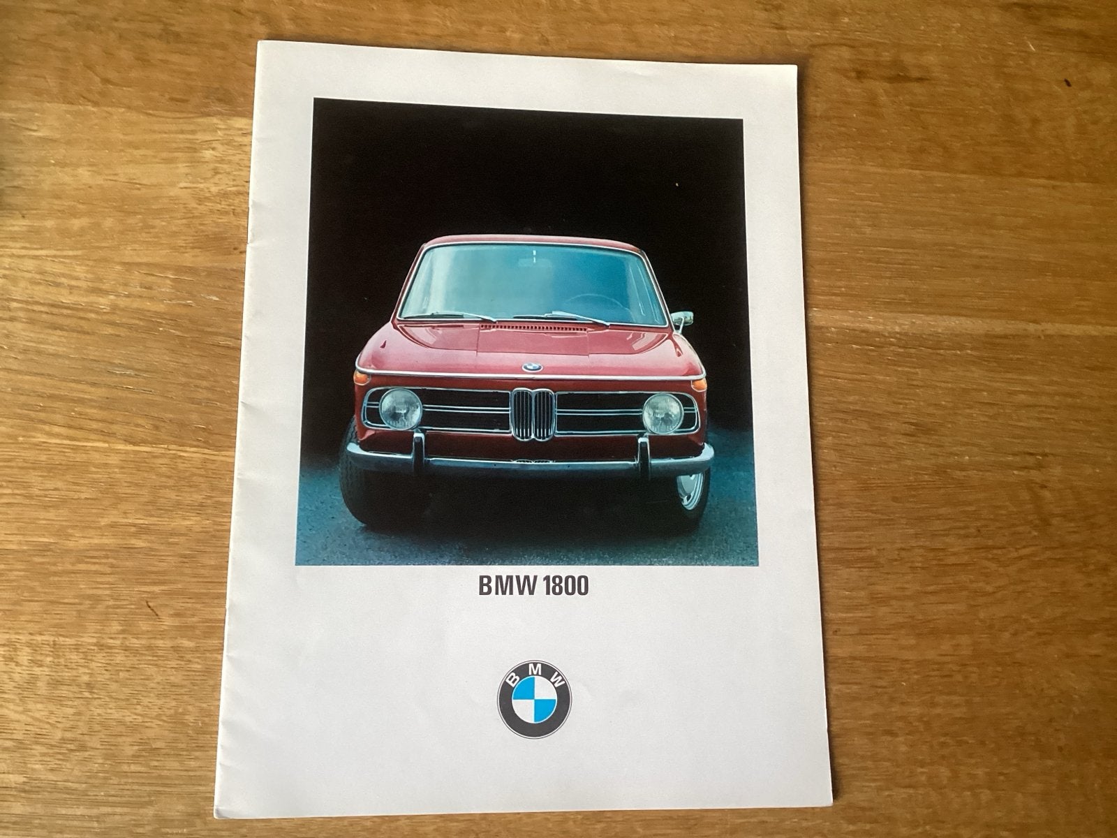 BMW 1800 Brochure - Origineel uit de jaren '60, Ophalen of Verzenden, Zo goed als nieuw, BMW
