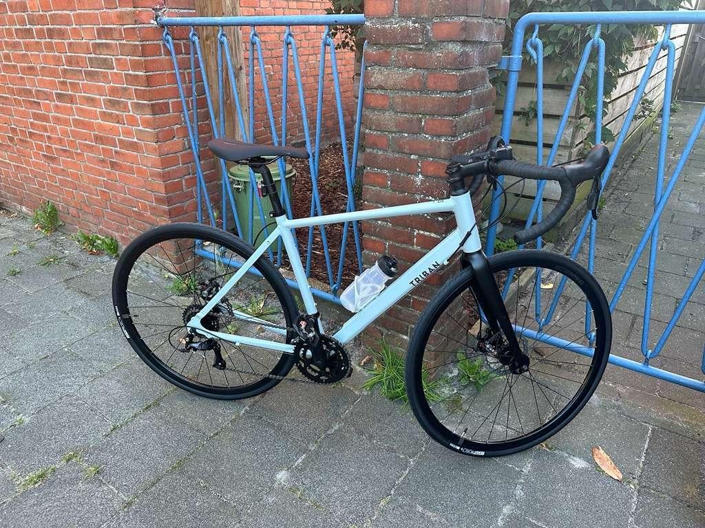 Triban RC120 Racefiets, Minder dan 10 versnellingen, Aluminium, 49 tot 53 cm, Zo goed als nieuw