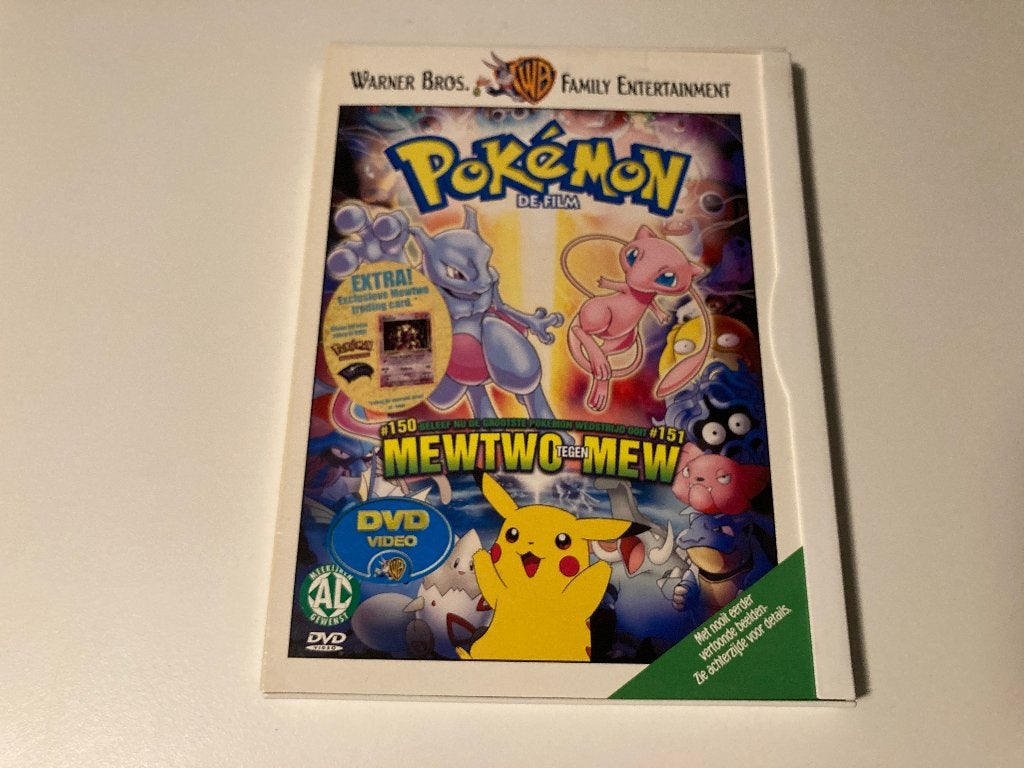 Pokemon De Film -  Mewto Tegen Mew DVD, Cd's en Dvd's, Alle leeftijden, Ophalen of Verzenden, Zo goed als nieuw, Overige genres