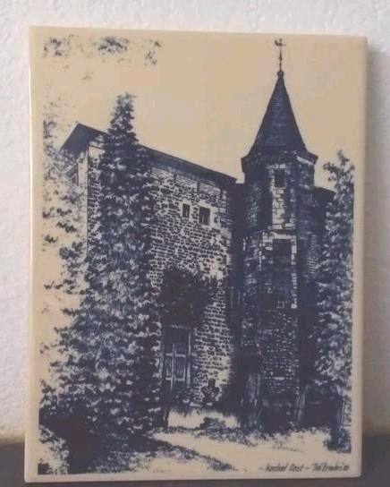 EISDEN  KASTEEL OOST ( Oostmaarland )  tegeltje 15 x 20 CM, Ophalen of Verzenden