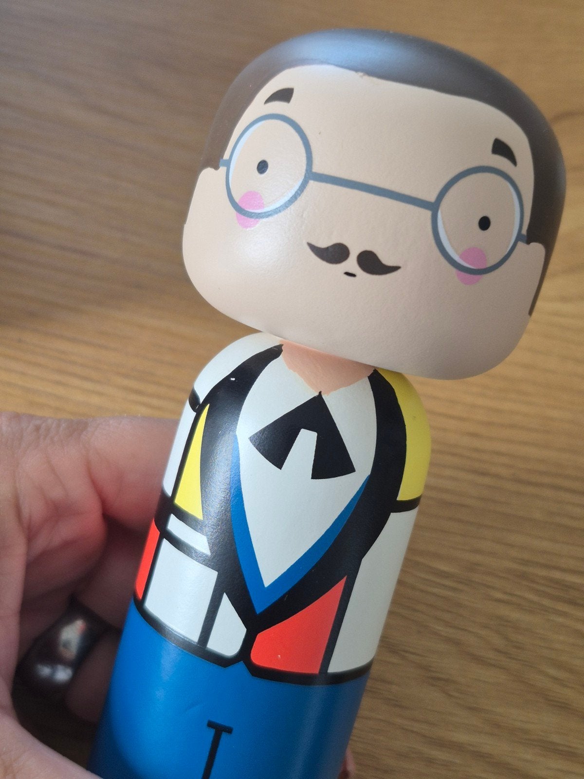 Lucie Kaas Piet Mondriaan Kokeshi Pop - Nieuw in doos, Ophalen of Verzenden, Nieuw