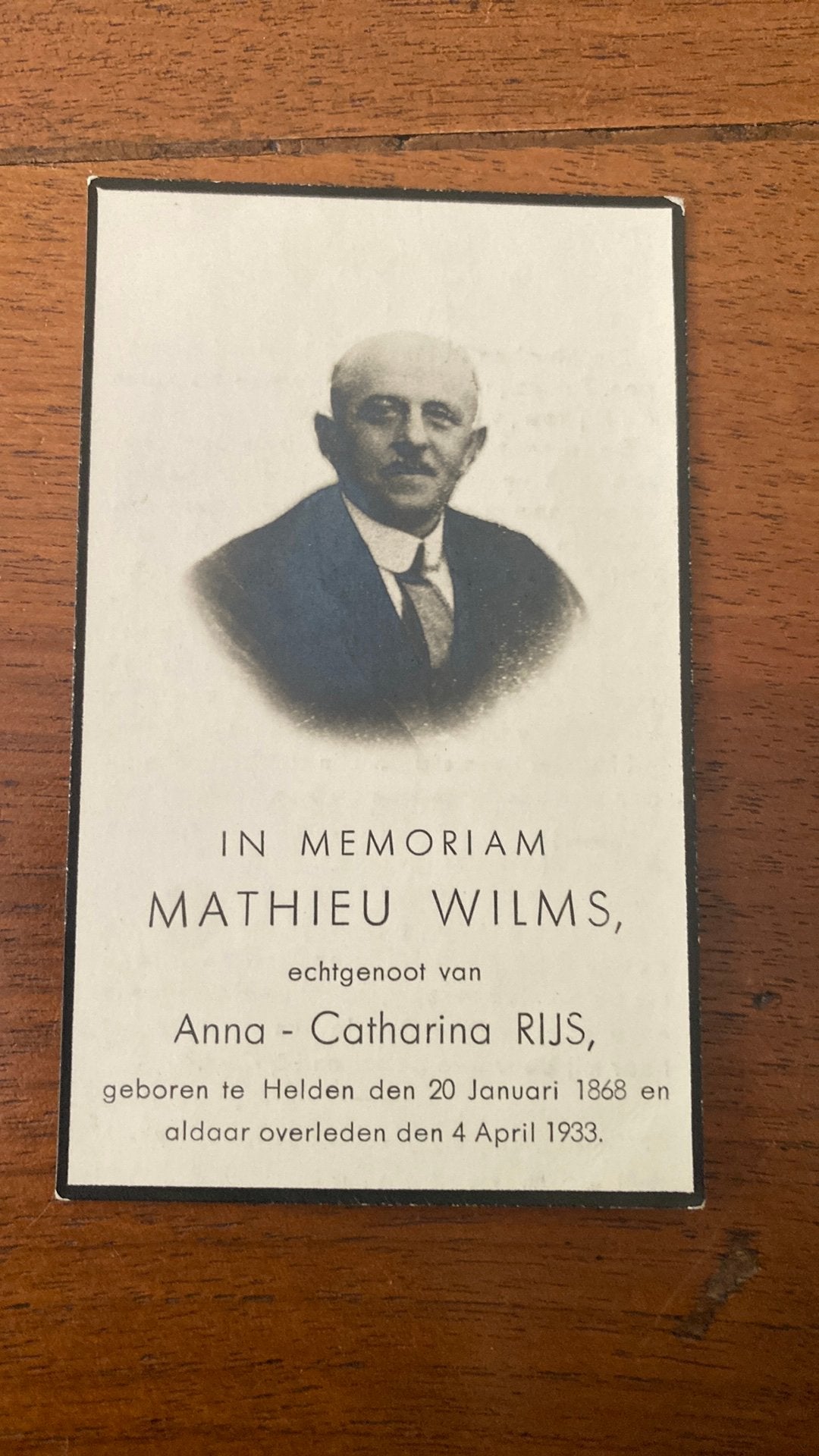 M Wilms x Rijs 1868 Helden 1933, Verzamelen, Ophalen of Verzenden
