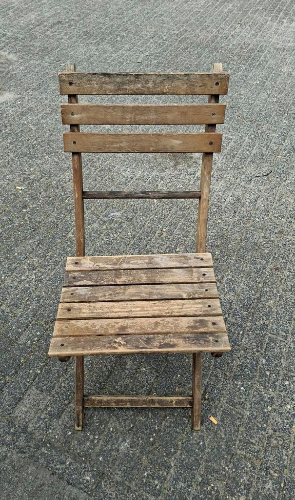 Houten stoel, Ophalen, Gebruikt, Hout