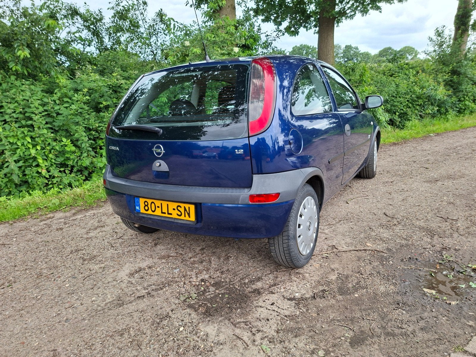 Opel Corsa 1.2 16V 3D 2003 Blauw. AIRCO, APK NIEUW, 137970Km, Auto's, Opel, Voorwielaandrijving, 74 pk, 31 €/maand, Blauw