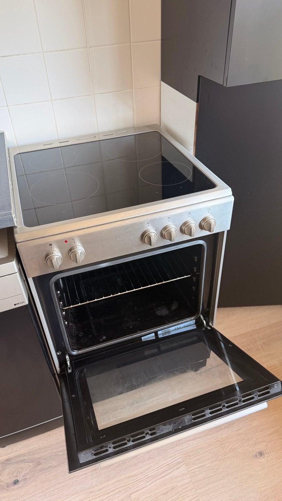 Pelgrim Fornuis met Keramische Kookplaat en Oven, Ophalen, Gebruikt, 60 cm of meer, Keramisch