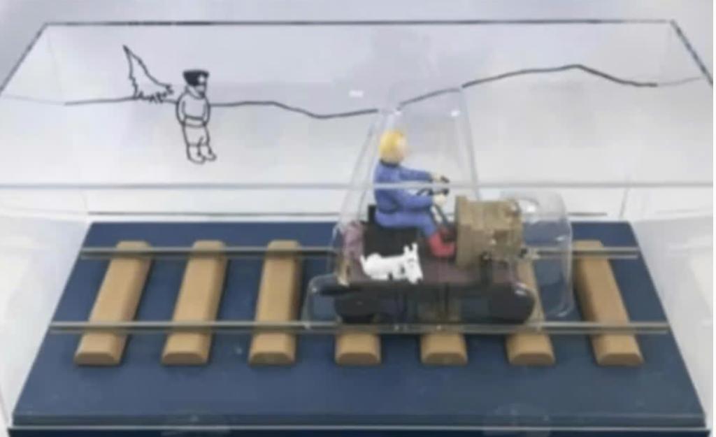 Draisine à Moteur Kuifje in de Sovjet Unie 1/24 TINTIN # 59