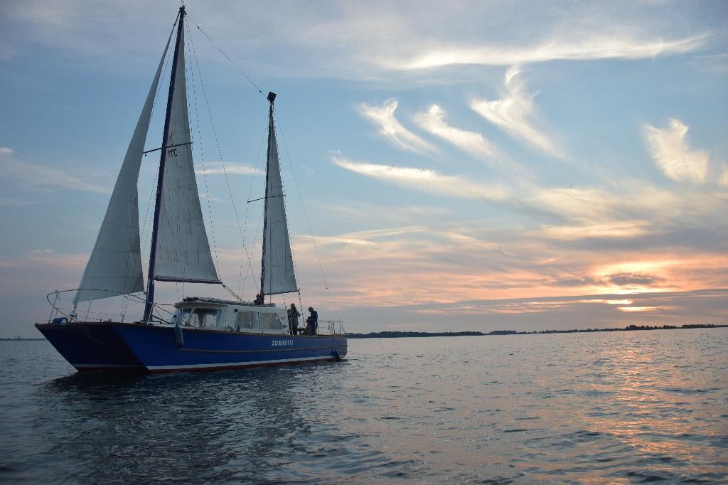 2-mast Catamaran met kajuit, Watersport en Boten, Ophalen, Overige materialen, Gebruikt, Diesel
