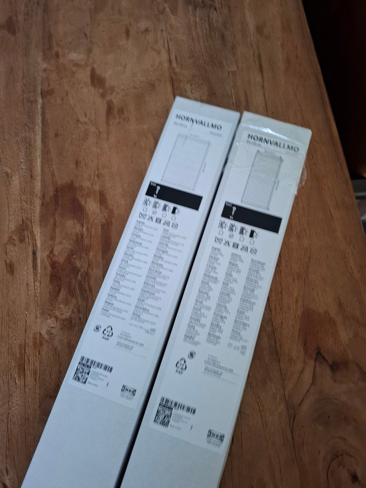 IKEA HORNVALLMO Rolgordijn 80x130 cm en 60x130 cm, Ophalen of Verzenden, Nieuw, Wit